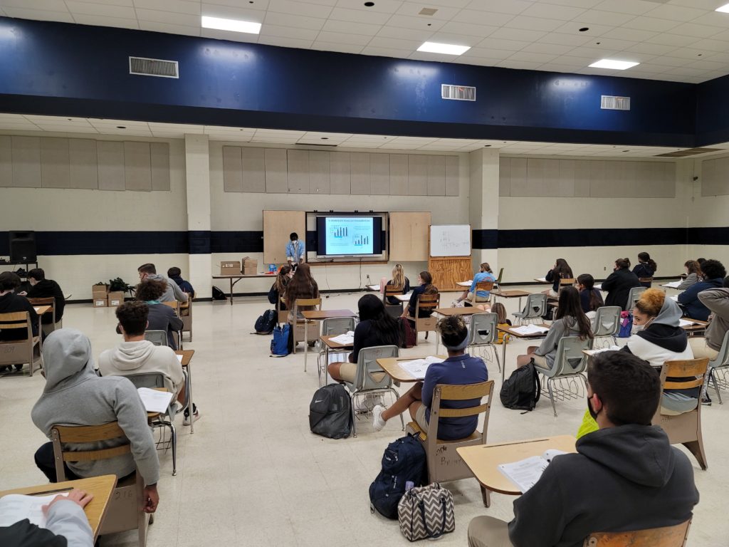Beau Chene High School juniors participate in a MasteryPrep ACT Boot Camp